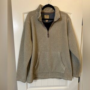 Telluride Clothing Company. Men’s Tan 3/4 Zip Pullover. Size XL. Outdoors.